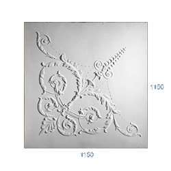 decorative plaster panel