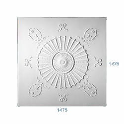 decorative plaster panel