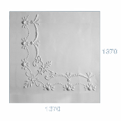 decorative plaster panel