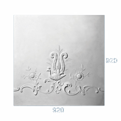 decorative plaster panel