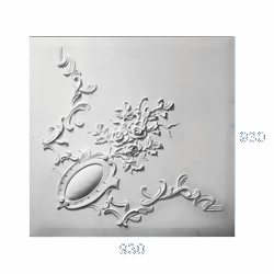 decorative plaster panel