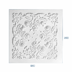 decorative plaster panel