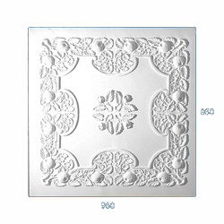 decorative plaster panel