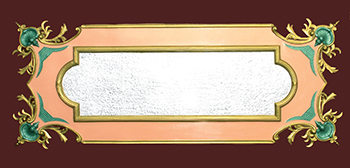 decorative plaster panel