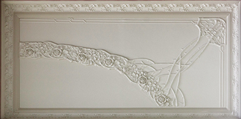 decorative plaster panel