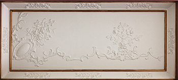 decorative plaster panel