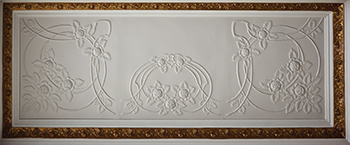 decorative plaster panel